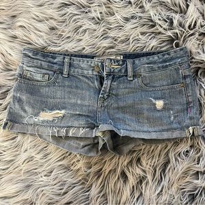 VS PINK Low Rise Denim Shorts